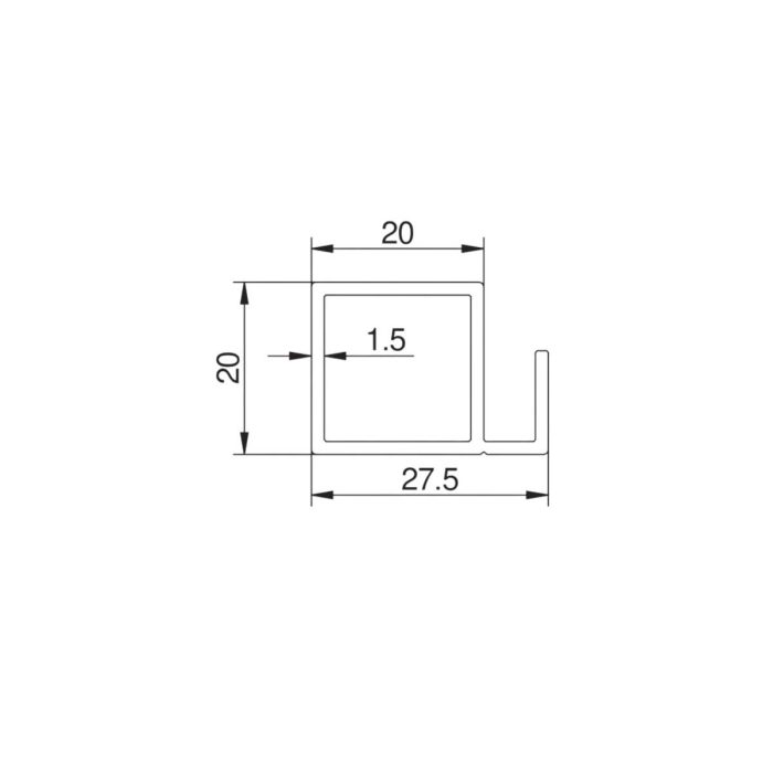 BERGO Universal Modular Shelving Profile - Image 5
