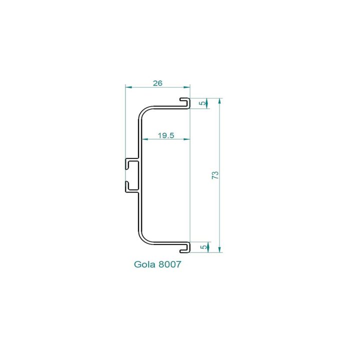 BERGO Under-Counter Horizontal "C" Gola Profile - Image 4