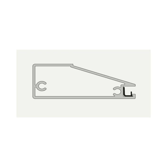 BERGO Vertical Glass Door Profile - Image 3
