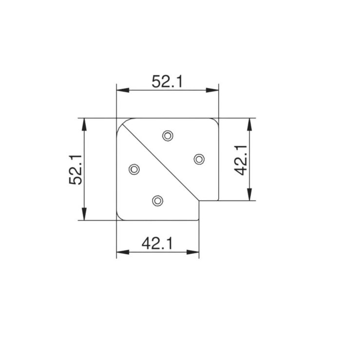 BERGO 45° Corner Connector - Image 2