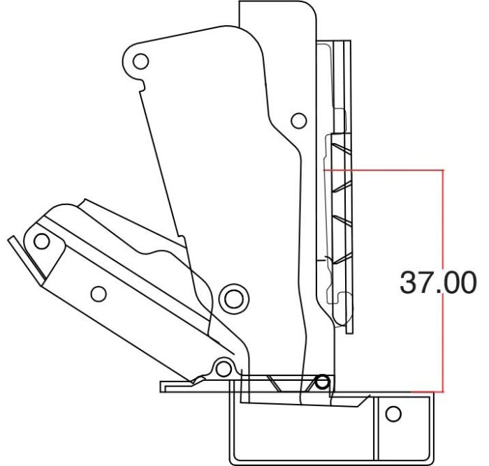 BERGO 165° 3D Adjustable Clip-On Hinge - Image 3