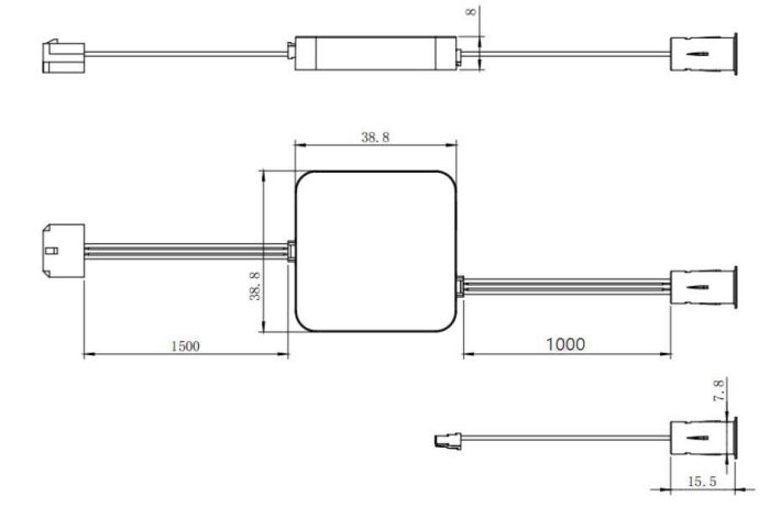 SOLAS Double Wired Switch (Touch, non-dimmable) - Image 2