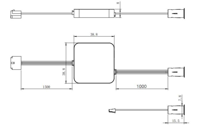 SOLAS Double Wired Switch (IR, dimmable) - Image 2