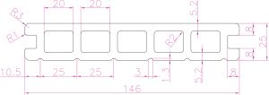 BERGO 3D Embossed Hollow Decking Board - Image 3